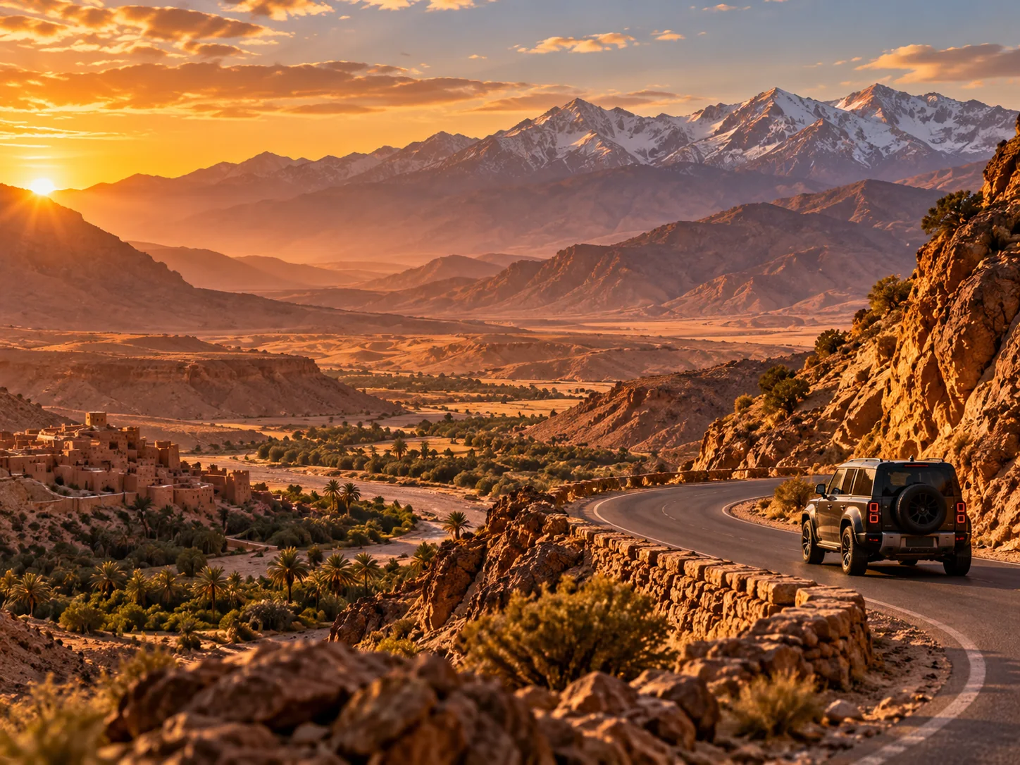 Atlas mountain road