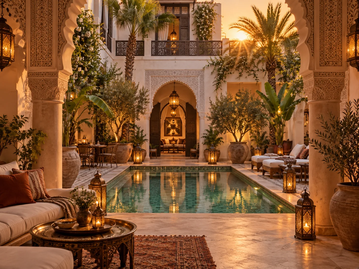 Moroccan riad